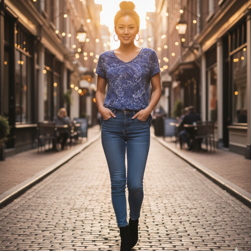 Style and Co Pattern Top from Macy's